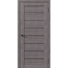 Дверь межкомнатная Дубрава Сибирь Рада ЛИНИЯ Дуб грей, стекло графит